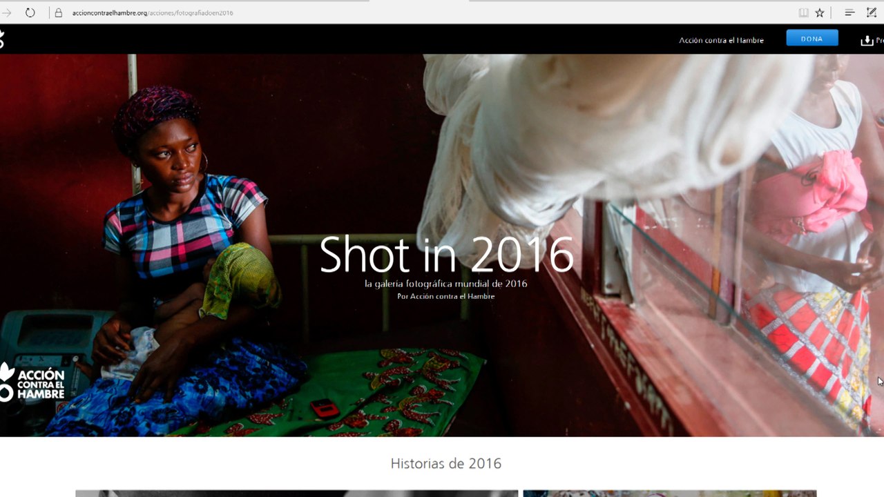 Acción Contra el Hambre presenta 'Fotografiado en 2016'