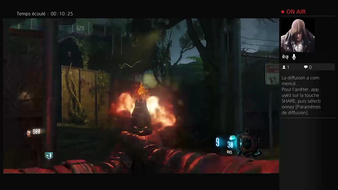 Diffusion PS4 en direct call of duty lll Zambie  glitch 1.18 (2)