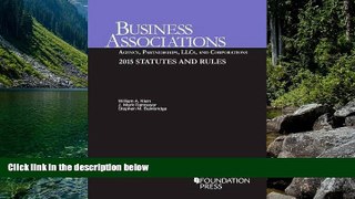 Deals in Books  Business Associations: Agency, Partnerships, LLCs, and Corporations, 2015 Statutes