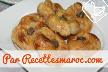 Rghaif Farci aux Crevettes - Shrimp Stuffed Rghaif - الرغايف معمرين بالقمرون على طريقتي