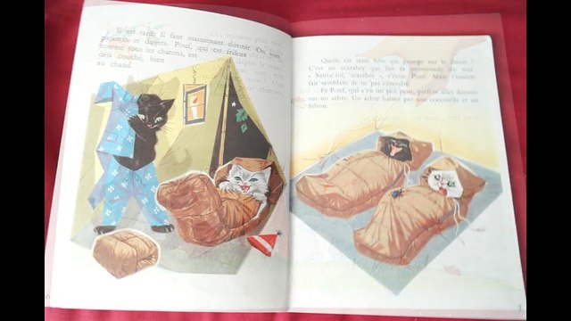 Pouf et Noireaud campeurs