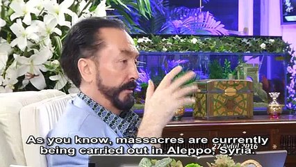 The civilian massacres in Aleppo, Syria are not carried out for military purposes, only for the sake of evil and immorality