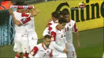 Danska vs Crna Gora - Beqiraj gol (kvalifikacije za SP u fudbalu 11/10/2016)