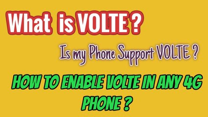 What is volte,how volte works