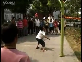 Hmm...This kid probably makes an awesome football talent