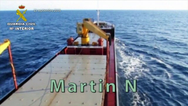 España decomisa cargamento de drogas con destino a Libia