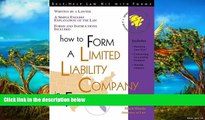 READ NOW  How to Form a Limited Liability Company in Florida: With Forms (Self-Help Law Kit with