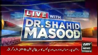 Live With Dr. Shahid Masood - 11th October 2016