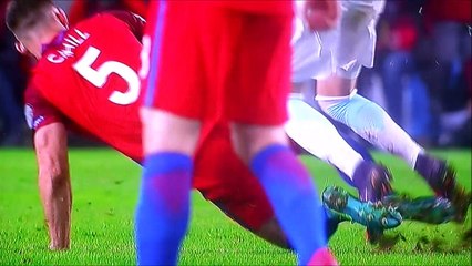Gary Cahill Hard Tackle vs Josip Ilicic!