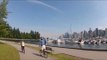 Vanvouver GoPro Bike Ride Coal Harbor around Stanley Park to Burrard Bridge