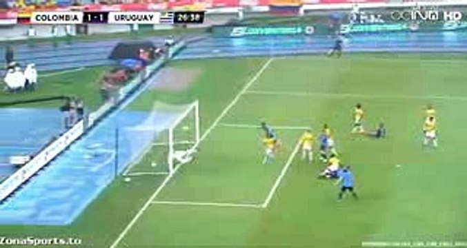 Colombia vs Uruguay 1-1 Cristian Rodriquez Goal Eliminatorias Munida 11-10-2016