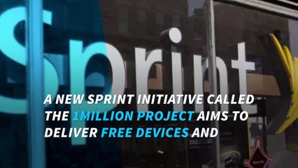 Sprint to provide 1M students free internet, devices