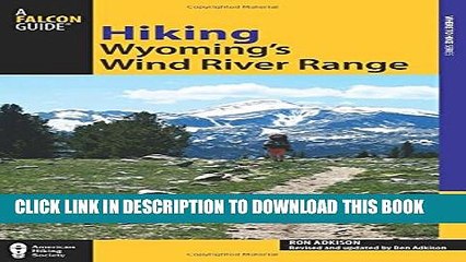 New Book Hiking Wyoming s Wind River Range