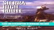 New Book Sierra High Route: Traversing Timberline Country, 2nd Edition