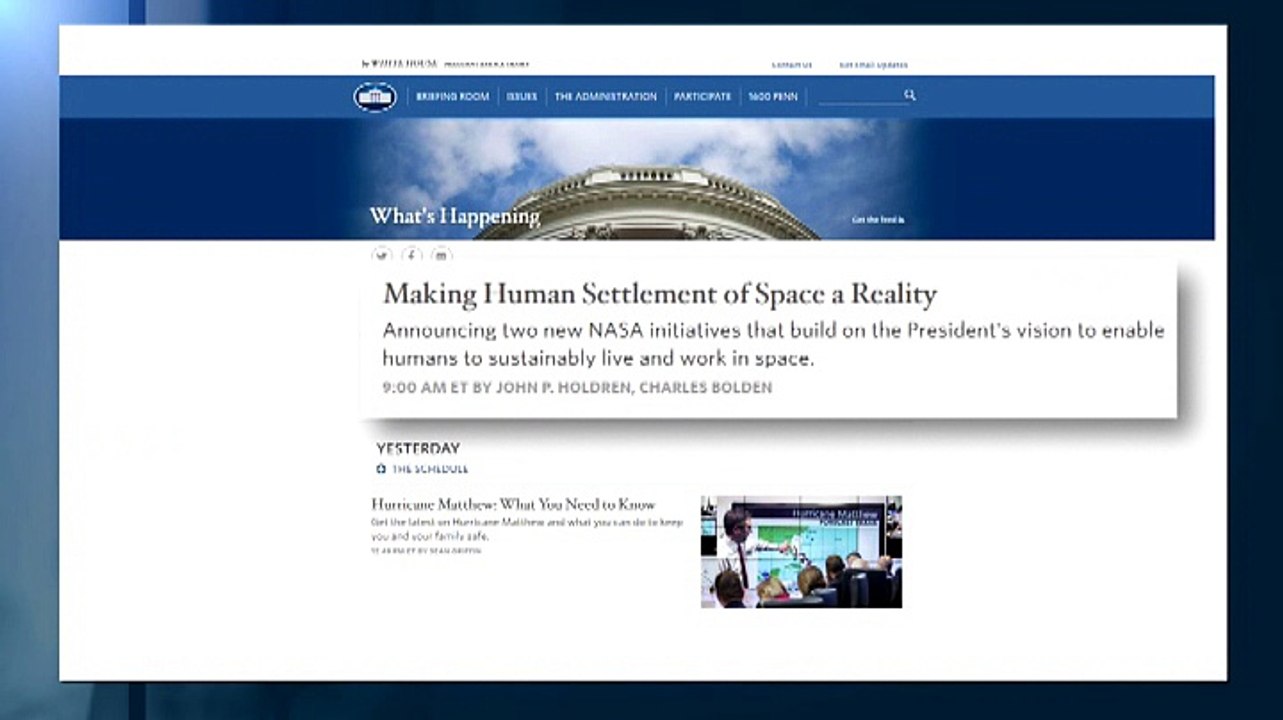 President Obama plots a course to Mars and back by the 2030s