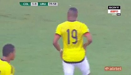 Cristian Rodríguez Goal HD - Colombia 1-1 Uruguay - 11.10.2016 HD