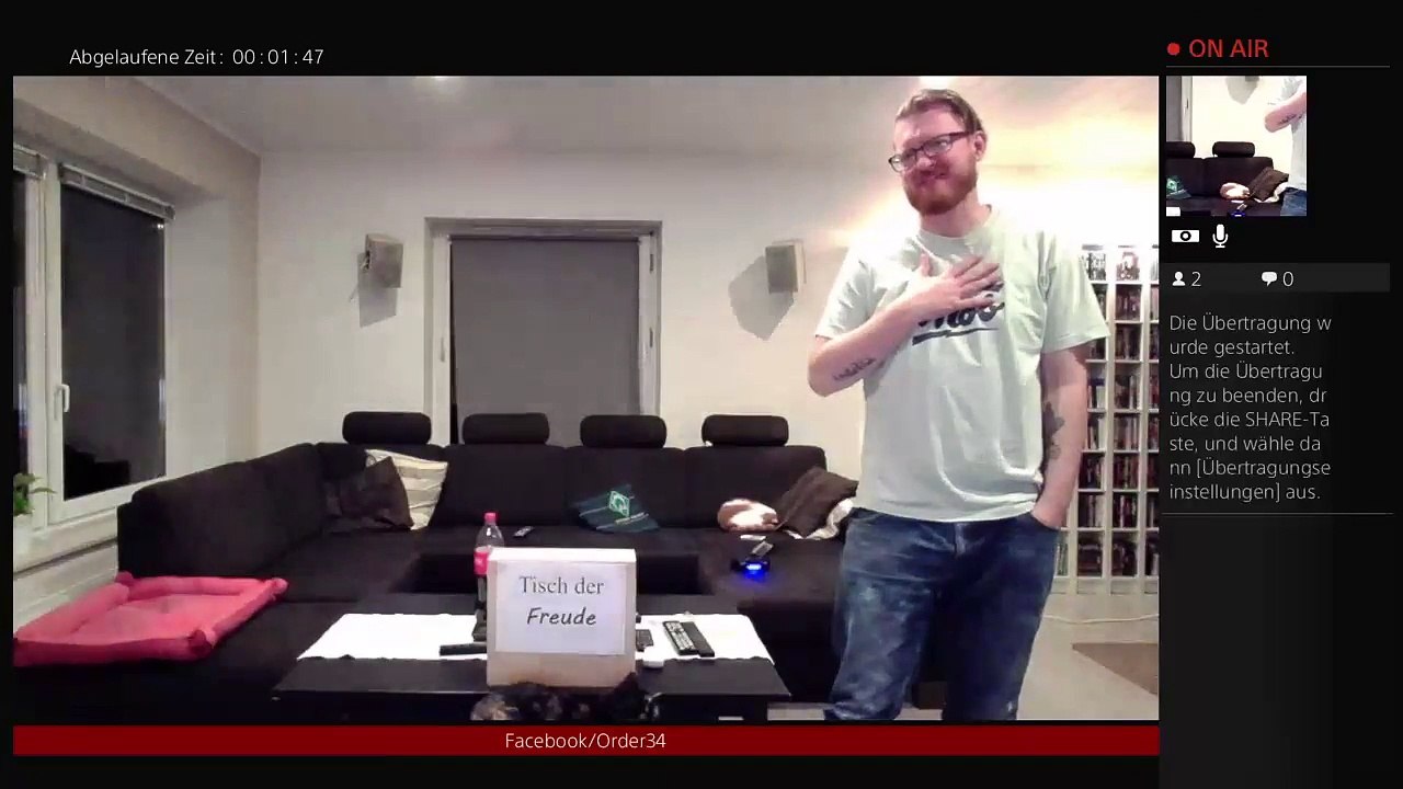 Tisch der Freude Test