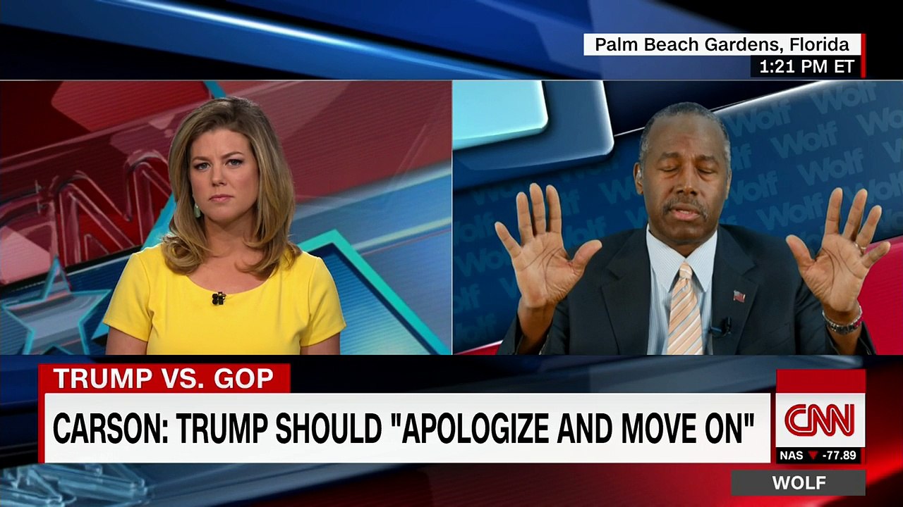 Carson To CNN Host: It's ‘Problem’ You Haven't Heard More 'Locker Room' Talk