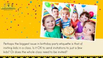 Children’s Birthday Parties Etiquette | Kids Birthday Party Ideas | Kids Party Venues Sydney | Best Party Venues Sydney