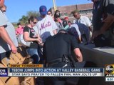 Tim Tebow says prayer for fan after collapsing at Glendale baseball game
