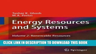New Book Energy Resources and Systems: Volume 2: Renewable Resources