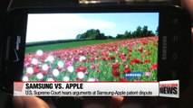 U.S. Supreme Court hears Samsung-Apple patent dispute