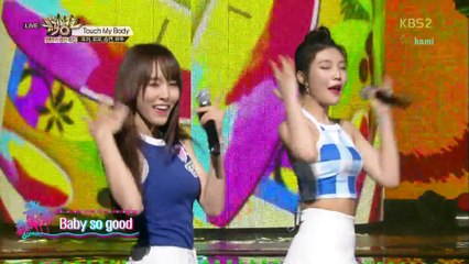 160624 Music bank - Touch my body ( Yuju+Joy+Momo+seung yeon)繁中