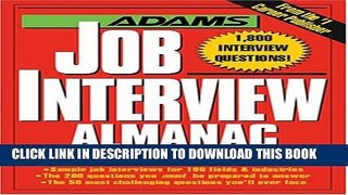 [PDF] Adams Job Interview Almanac Popular Colection