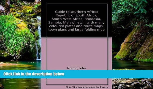 Big Deals Guide to southern Africa: Republic of South Africa, South-West Africa, Rhodesia,
