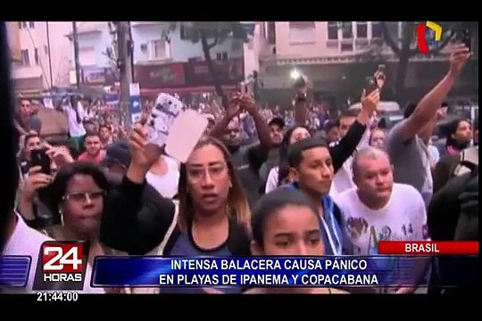 Brasil: intensa balacera causa pánico en playas de Ipanema y Copacabana