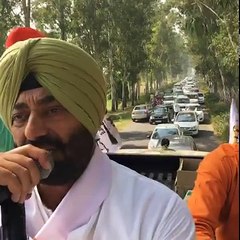 Download Video: AAP Punjab leader Sukhpal Singh Khaira Roadshow at Bholath Halqa, Punjab- Part 1