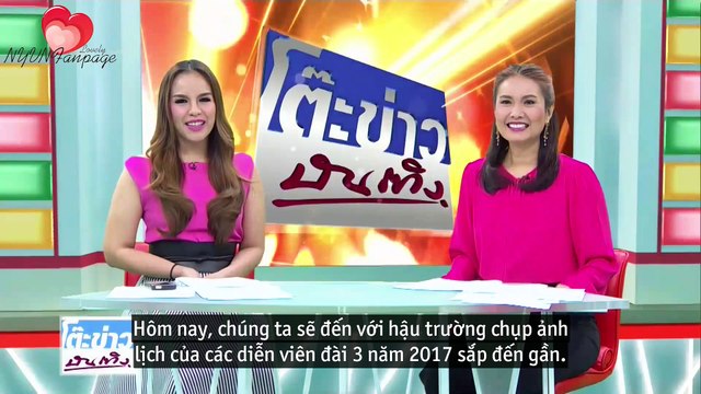 [vietsub] Hậu trường Nadech Yaya chụp ảnh lịch dara đài 3 - TKBT 10.11.16