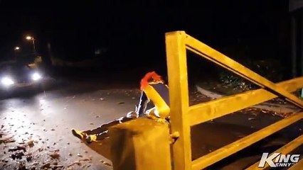 Fresher dresses as clown and chases students with CHAINSAW