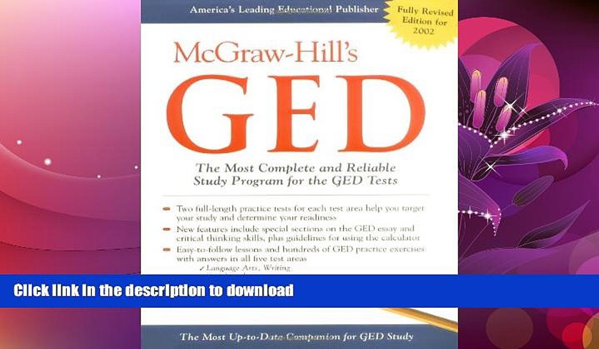 EBOOK ONLINE  McGraw-HIll s GED : The Most Complete and Reliable Study Program for the GED Tests