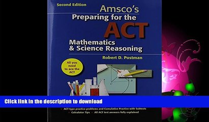 Ace the ACT Math & Science Reasoning 📘 | Student Edition Online Access