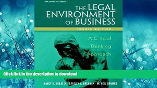 READ PDF Legal Environment of Business: A Critical Thinking Approach (4th Edition) FREE BOOK ONLINE