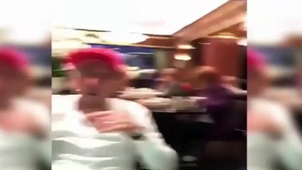 Ribéry et Gradur foutent un énorme bordel dans un hôtel.