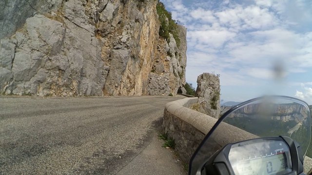 La combe Laval - Vercors - Moto