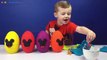 DISNEY Mickey Mouse Play Doh Surprise Eggs Opening For Kids Donald Duck Minnie Mouse Pete ToysReview