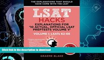 READ  Explanations for  10 Actual, Official LSAT PrepTests Volume V : LSATs 62-71 - Volume I: