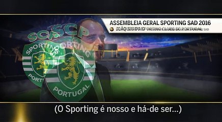 OIÇA A GRAVAÇÃO DAS ALEGADAS 'PERTURBAÇÕES' DAS CLAQUES NA AG DO SPORTING