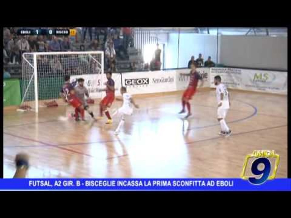 Futsal A 2 girone B | Bisceglie incassa la prima sconfitta ad Eboli