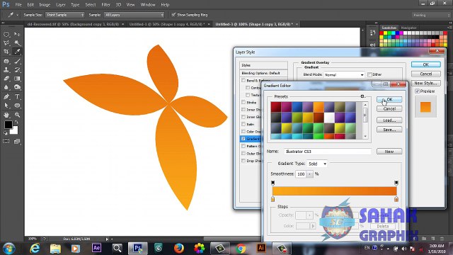 3d Logo Design In Photoshop - Hindi _ Urdu Tutorial