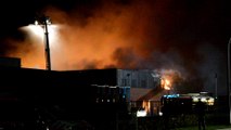Zeer grote brand in pand van bouwcenter Concordia in Meppel