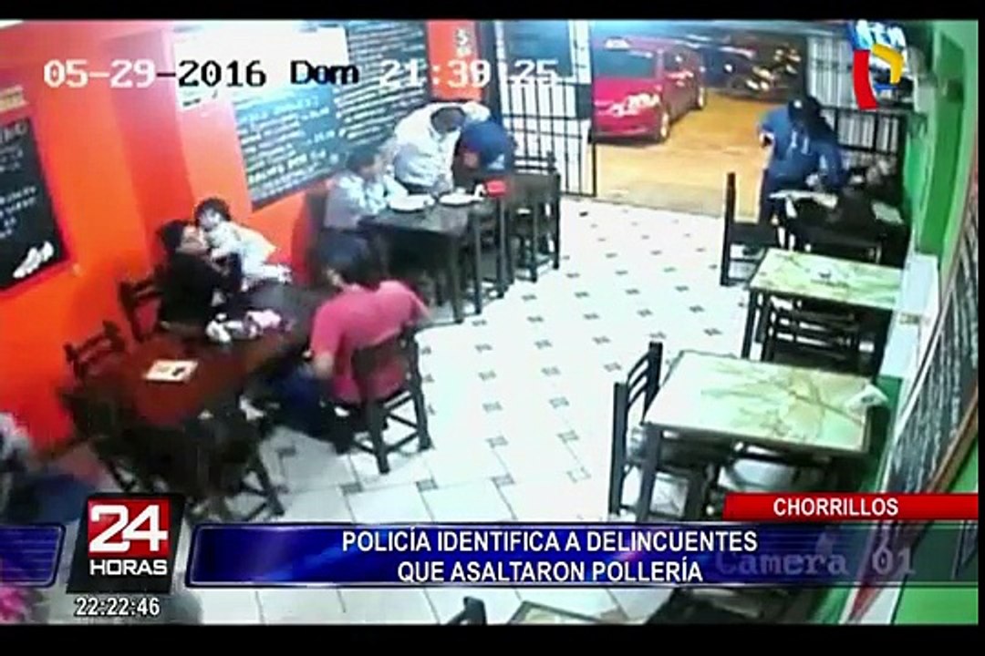 Policía identifica a delincuentes que asaltaron pollería en Chorrillos