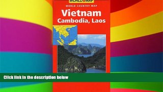 Big Deals  Vietnam, Cambodia, Laos (World Map)  Best Seller Books Most Wanted