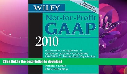 READ  Wiley Not-for-Profit GAAP 2010: Interpretation and Application of Generally Accepted