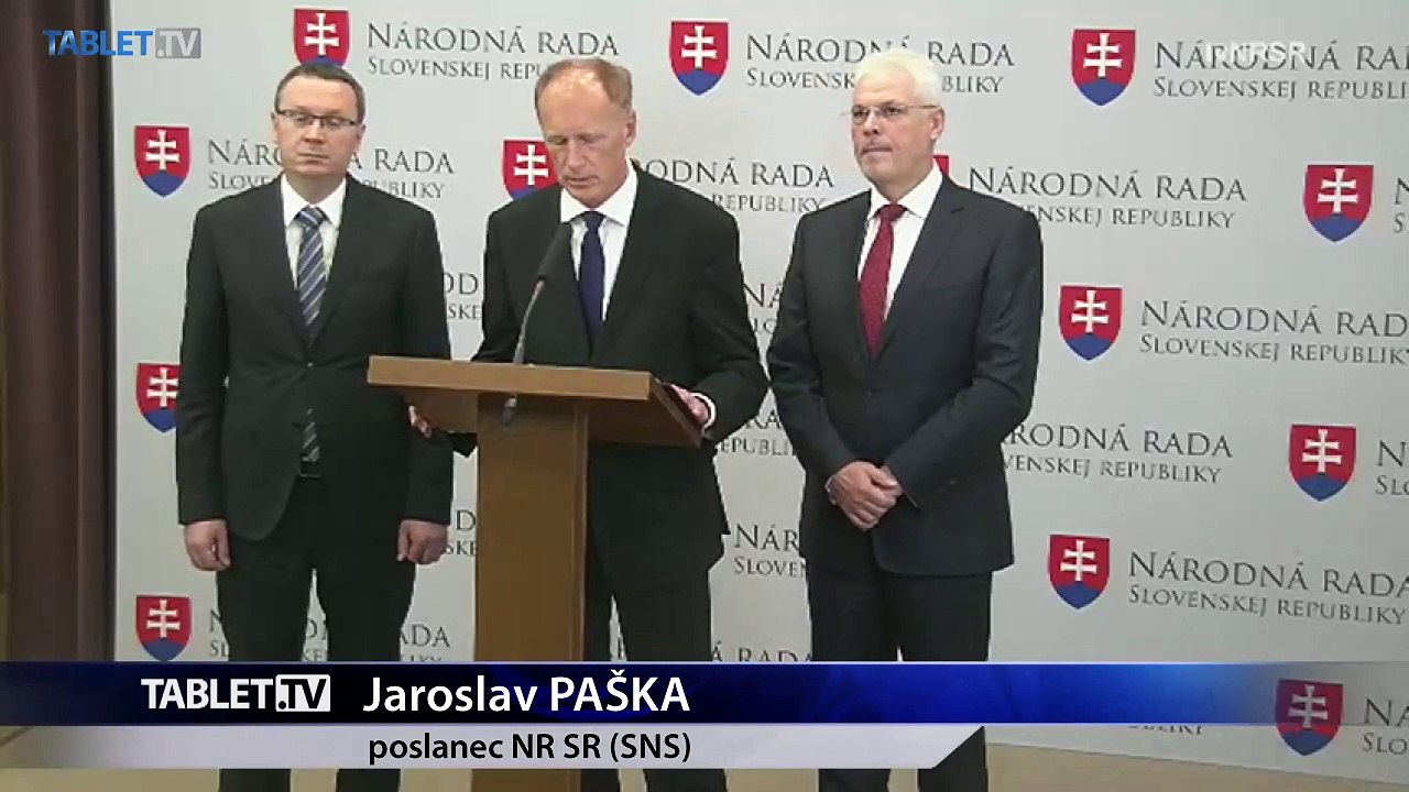 ZÁZNAM: Tlačová konferencia Slovenskej národnej strany