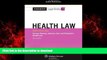 READ THE NEW BOOK Casenote Legal Briefs: Health Law: Keyed to Furrow, Greaney, Johnson, Jost, and