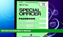 FAVORITE BOOK  Special Officer(Passbooks) (Career Examination Passbooks)  GET PDF